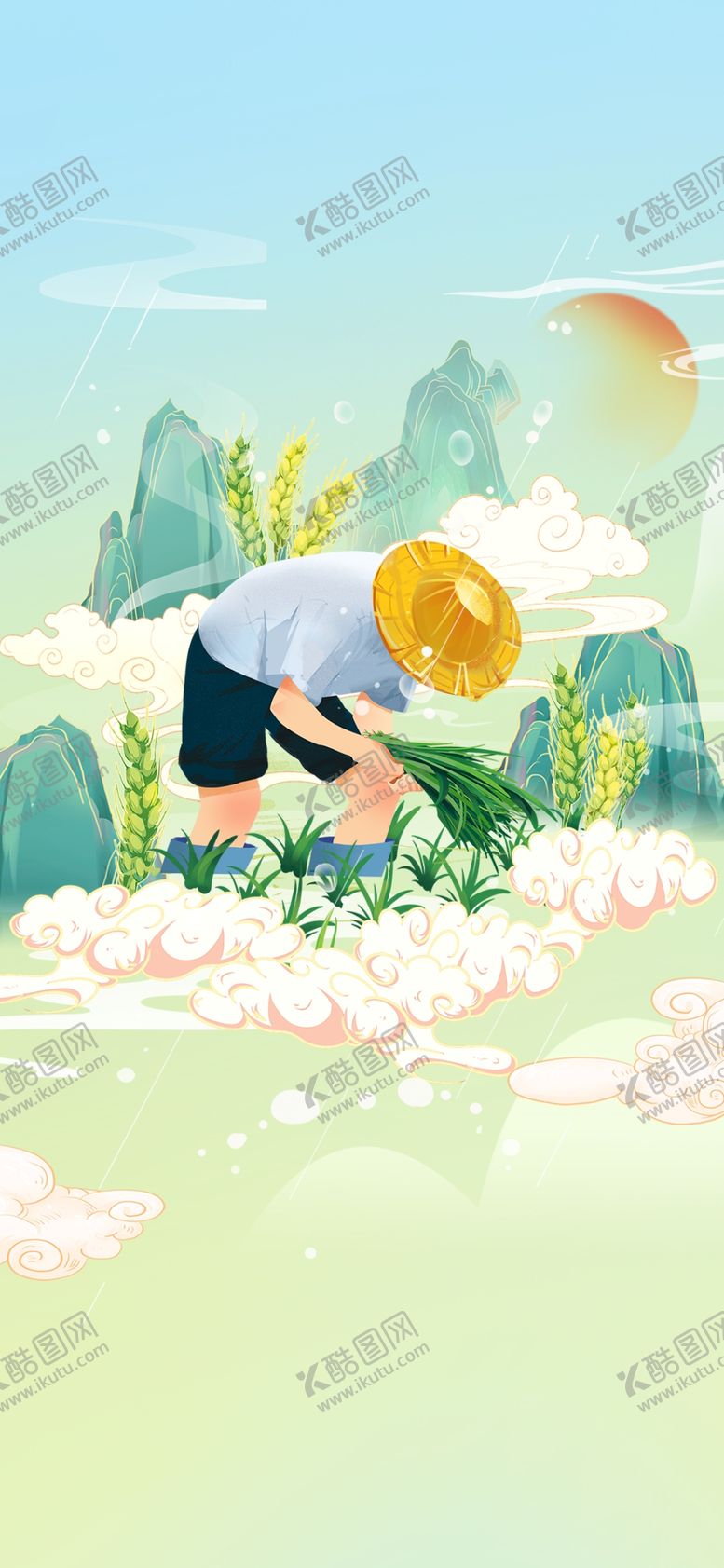 编号：95094102200251306666【酷图网】源文件下载-芒种节气海报