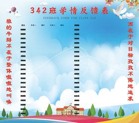 学情反馈表