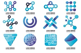 LOGO设计矢量图形字母