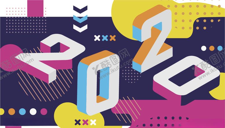 编号：20330309190746567633【酷图网】源文件下载-2020海报