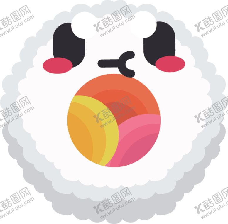 编号：30820710230450375536【酷图网】源文件下载-可爱食物
