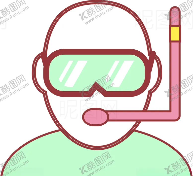 编号：95496206151549101616【酷图网】源文件下载-潜水员