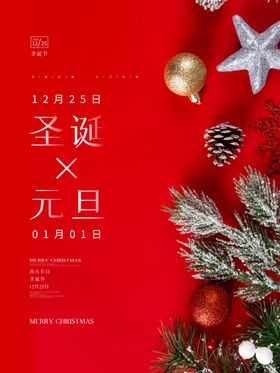 元旦新年双节海报