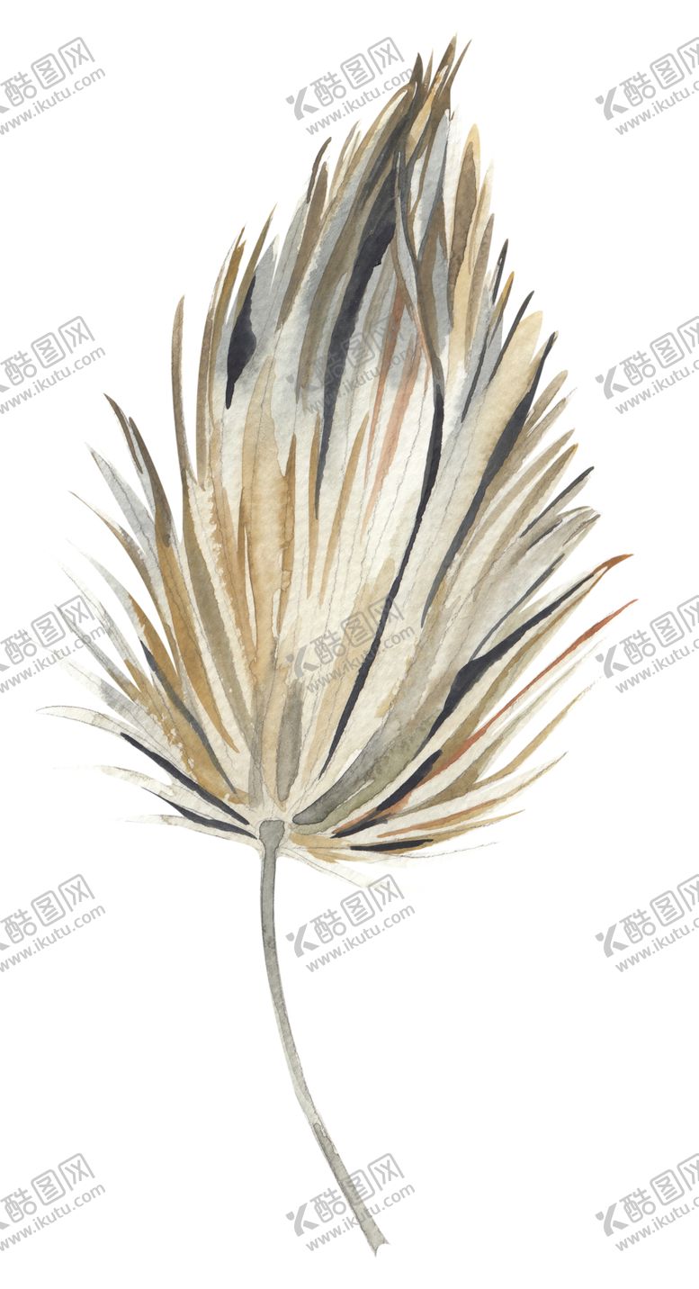 编号：87071609221119316540【酷图网】源文件下载-北欧小清新水彩植物图案