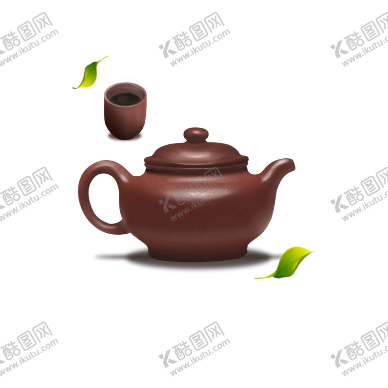 编号：58833310221851556659【酷图网】源文件下载-紫砂壶茶壶喝茶茶杯茶叶茶具