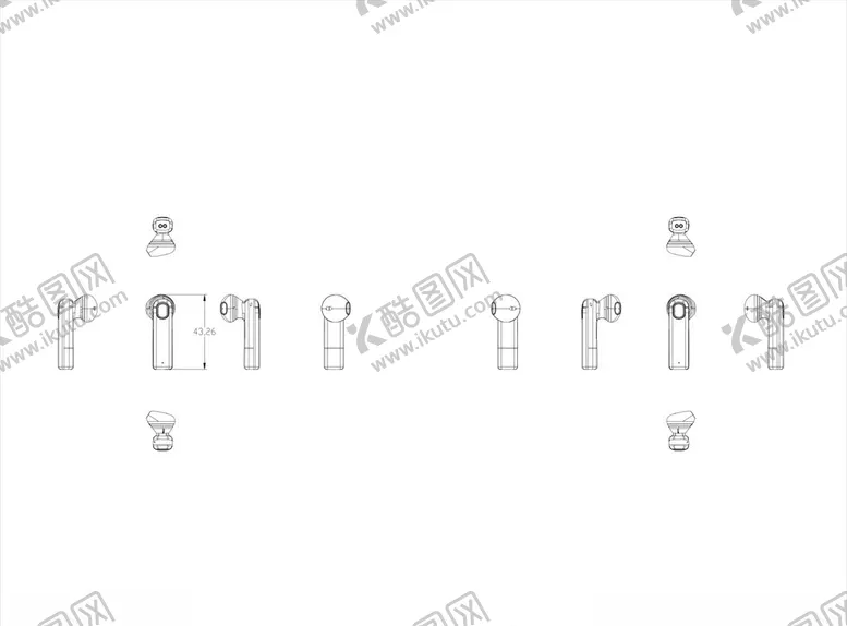 编号：71778705032120084542【酷图网】源文件下载-耳机六面图