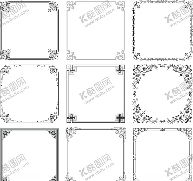 编号：57099509170841417204【酷图网】源文件下载-欧式边框花边