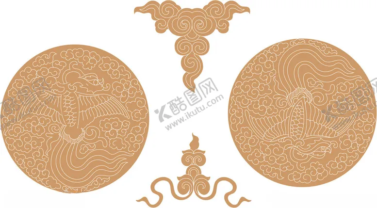 编号：63610702121010022741【酷图网】源文件下载-凤纹