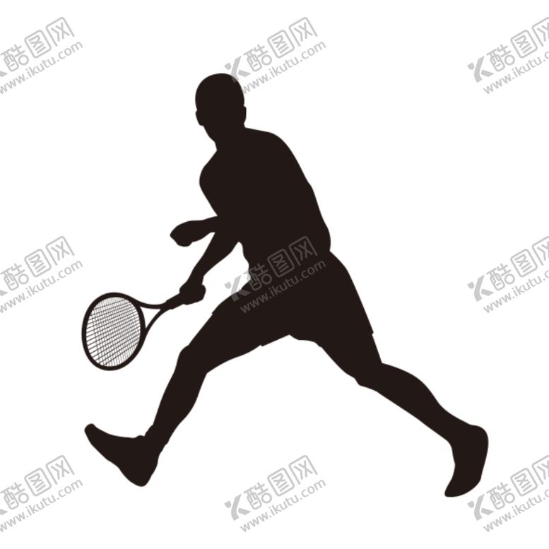 编号：23923510130116124545【酷图网】源文件下载-打网球