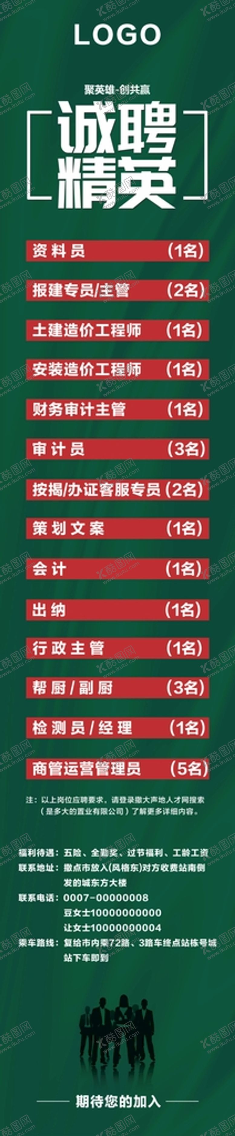 编号：17067101151407064125【酷图网】源文件下载-招聘微海报长图