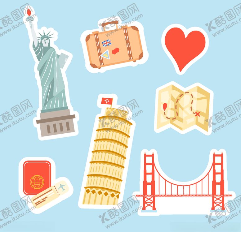 编号：27457906151620088516【酷图网】源文件下载-旅行元素