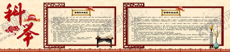 编号：61404810292148193465【酷图网】源文件下载-科举制度文化