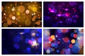 梦幻光斑背景