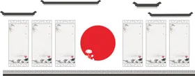 文化墙党建背景党建设中式