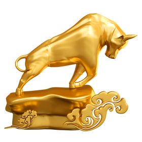 2021年牛年金牛免抠素材元素