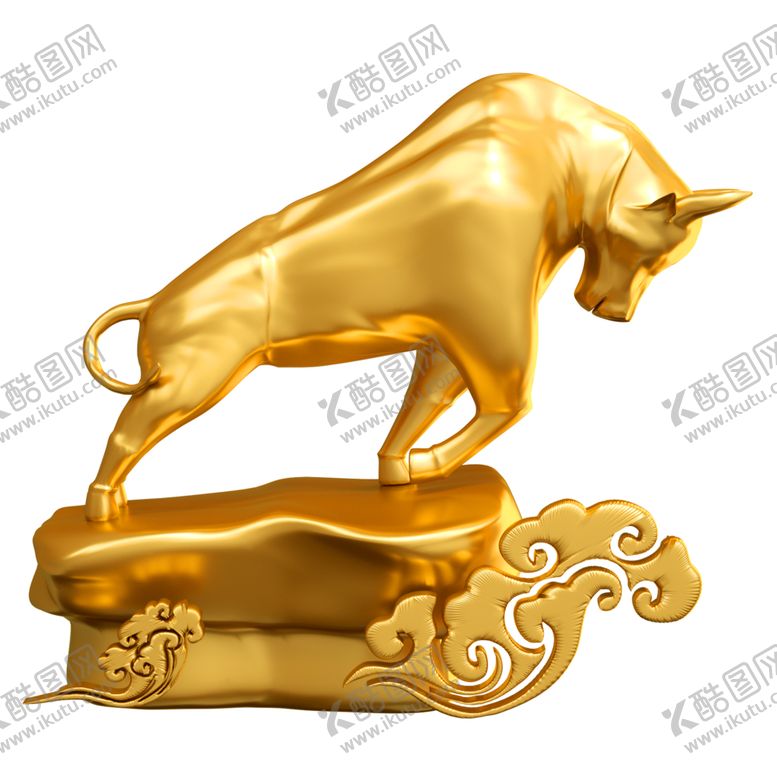 编号：80986104282007085103【酷图网】源文件下载-2021年牛年金牛免抠素材元素