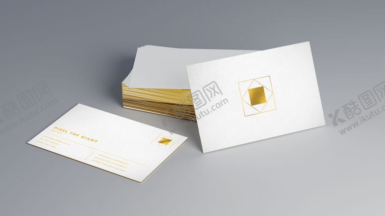 编号：64827809260307399715【酷图网】源文件下载-卡片名片票据类样机