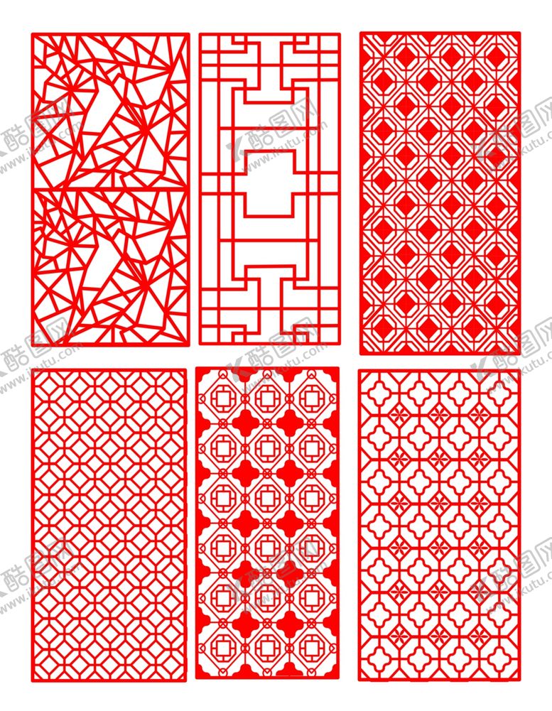编号：34784910300010181370【酷图网】源文件下载-中式花窗