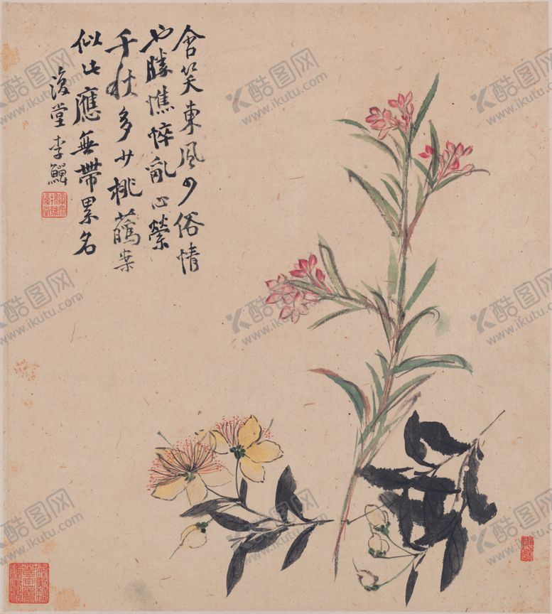 编号：92006006251435285162【酷图网】源文件下载-花鸟国画图案