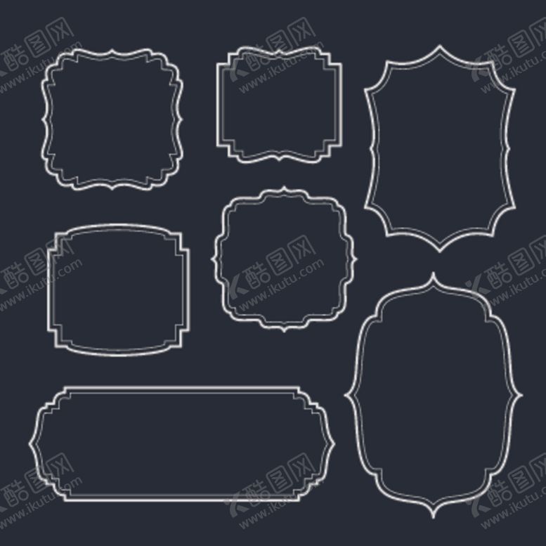 编号：42149809292203408387【酷图网】源文件下载-边框相框花边