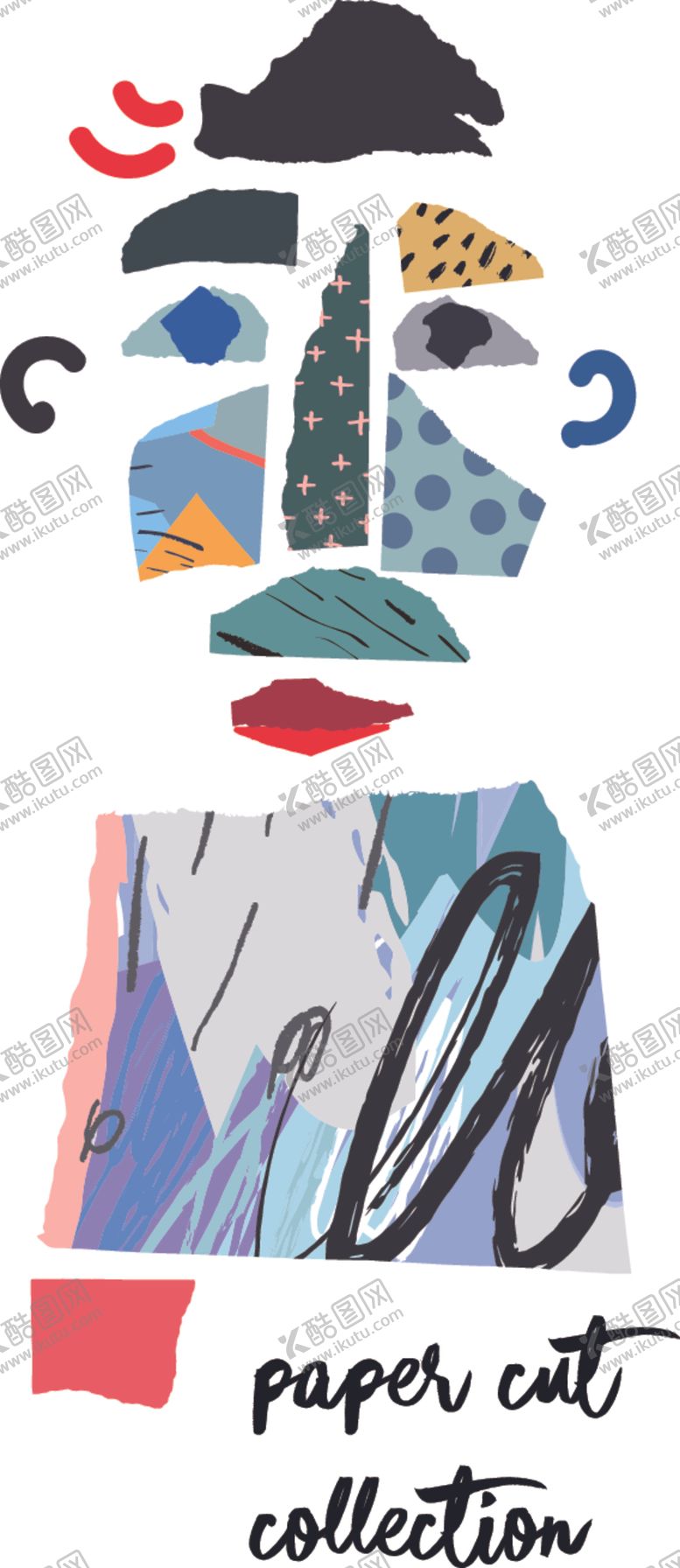 编号：36185210222011366655【酷图网】源文件下载-色块人儿
