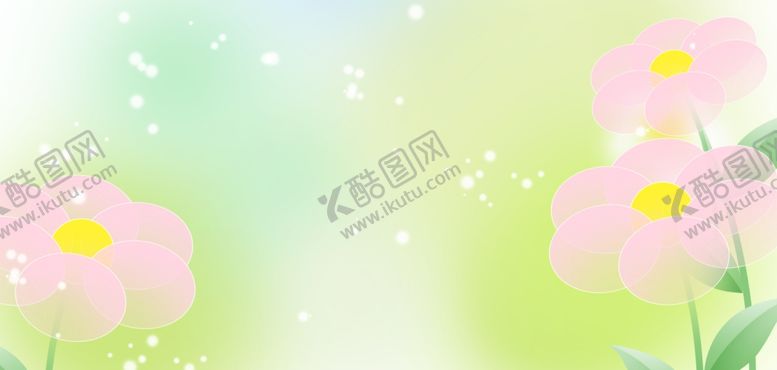 编号：79846104041355032762【酷图网】源文件下载-清新梦幻粉色花卉插画