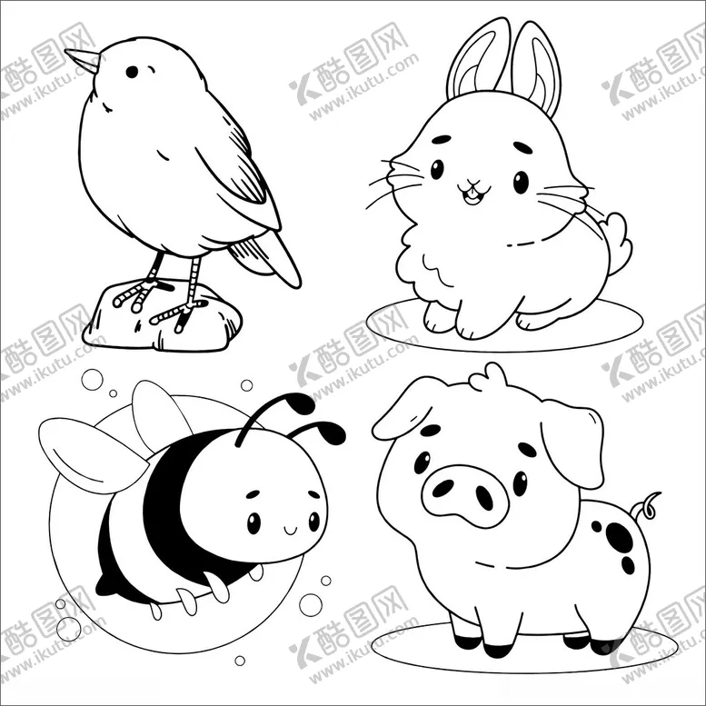 编号：97738812130921367320【酷图网】源文件下载-卡通线条画