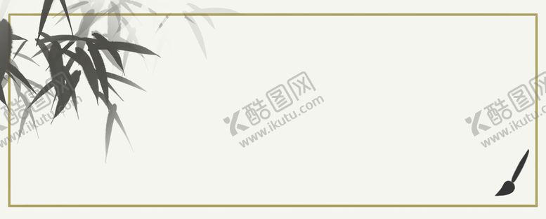 编号：47839609190253026354【酷图网】源文件下载-竹叶国风标题框