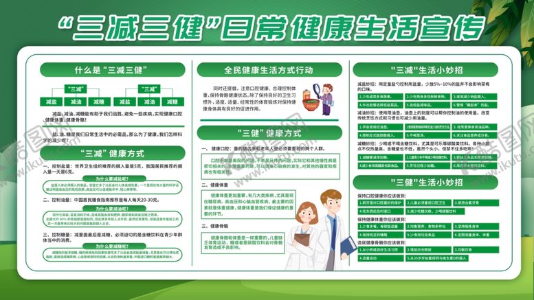 编号：14823907010503455119【酷图网】源文件下载-三减三健公益活动宣传海报素材