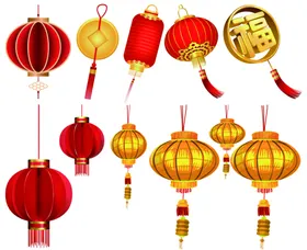 灯笼节日设计春节孔明图片