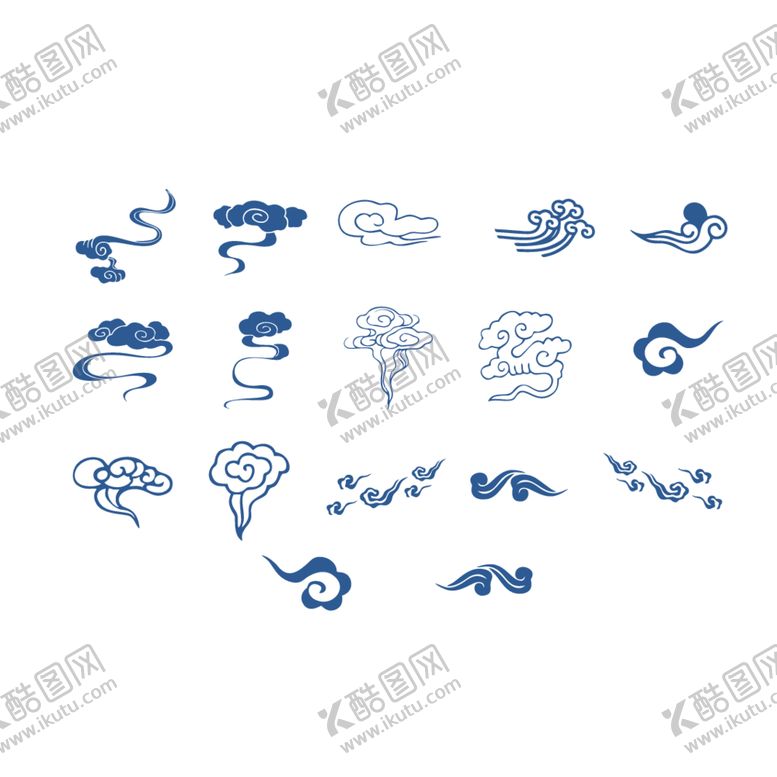 编号：13743412071827491672【酷图网】源文件下载-中国风祥云素材