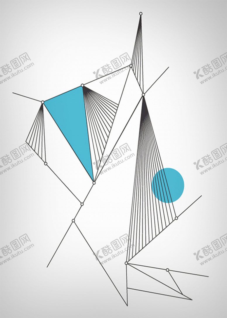 编号：95862109280015462492【酷图网】源文件下载-现代简约艺术线条几何装饰画