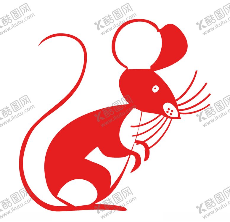 编号：38434907070139229990【酷图网】源文件下载-鼠年剪纸风格