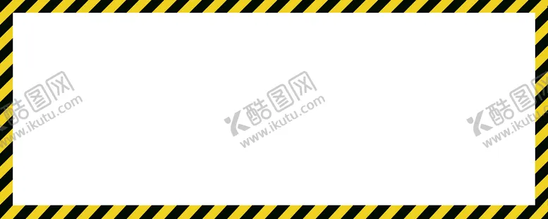 编号：12490709112200571924【酷图网】源文件下载-黄黑相间警示条