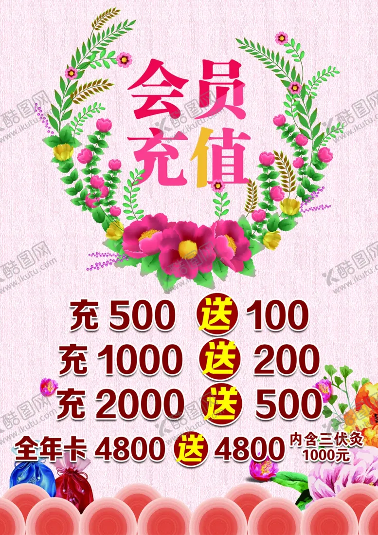 编号：89668805010610074352【酷图网】源文件下载-会员充值台卡