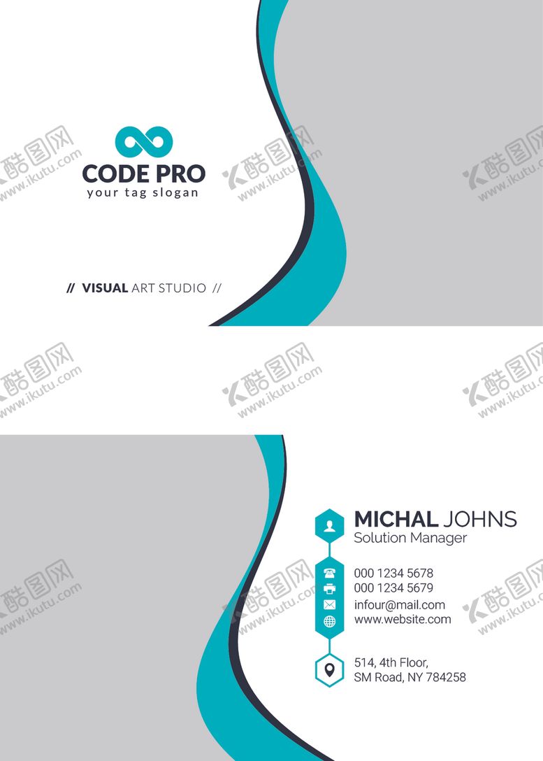 编号：96859209290119233892【酷图网】源文件下载-矢量名片模板