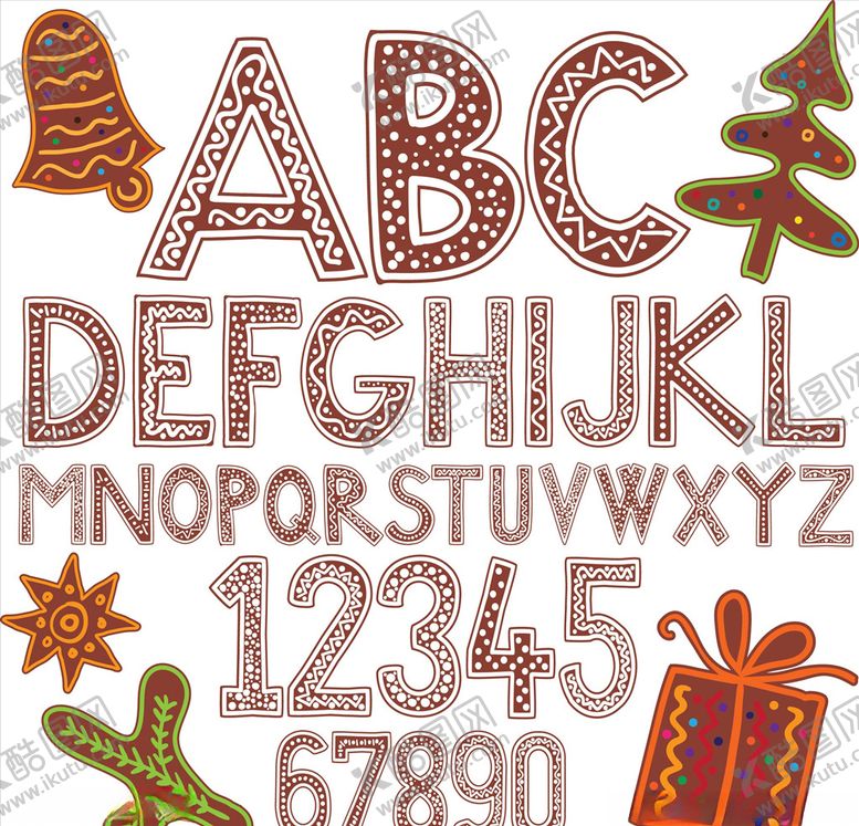 编号：97316109150157577461【酷图网】源文件下载-矢量创意字母数字