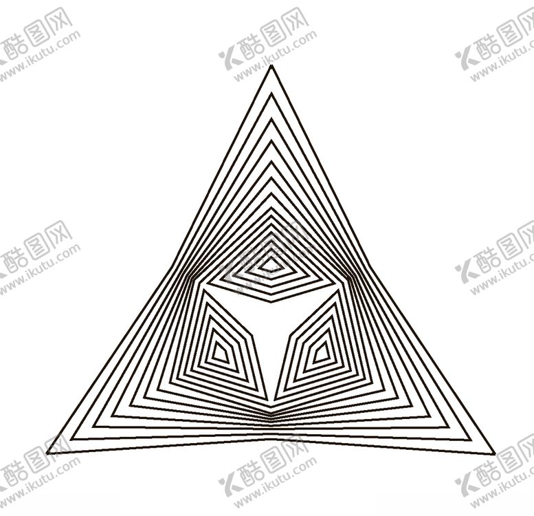 编号：63576210131303513532【酷图网】源文件下载-几何韵律线条形状