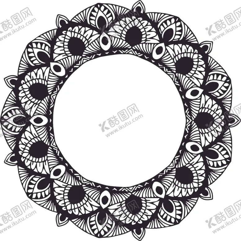 编号：72368706260729491833【酷图网】源文件下载-曼陀罗花纹