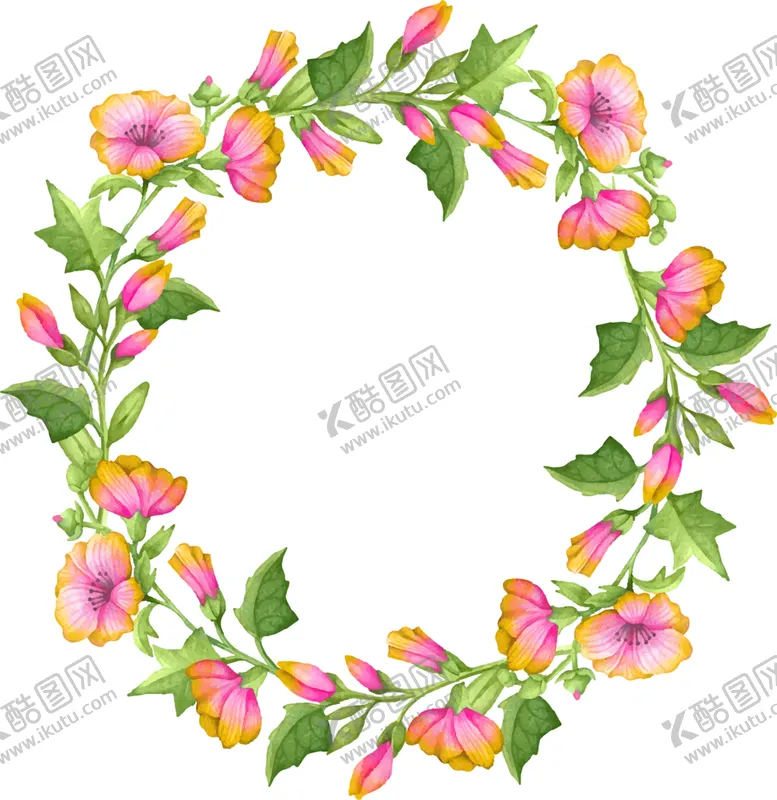 编号：77056109231635193058【酷图网】源文件下载-花环