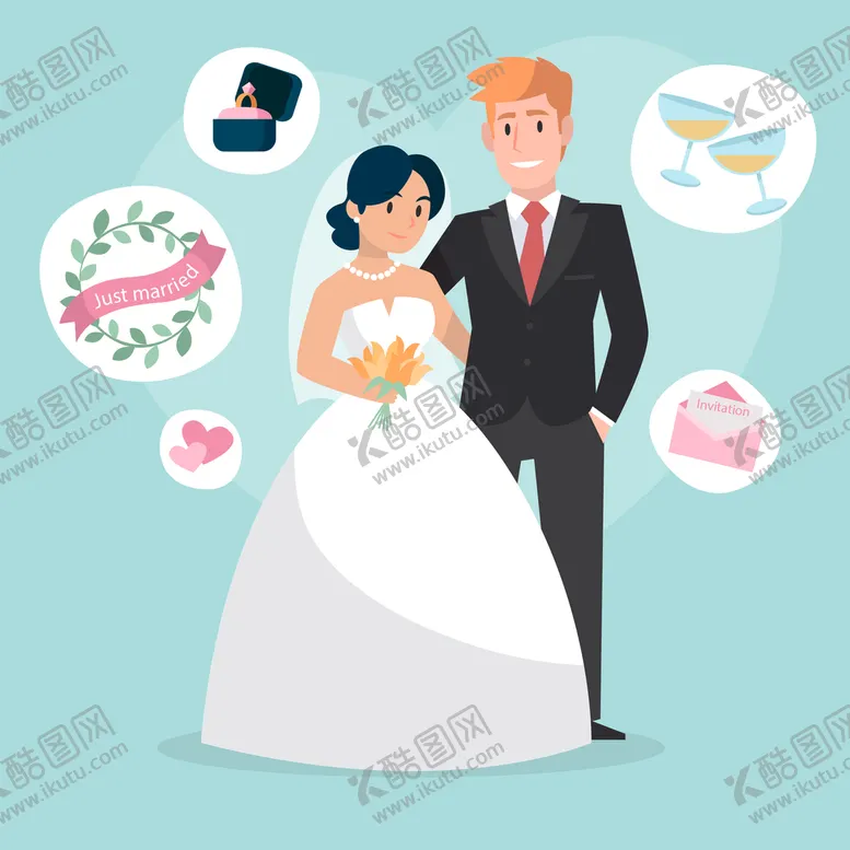 编号：86352910111621342857【酷图网】源文件下载-结婚