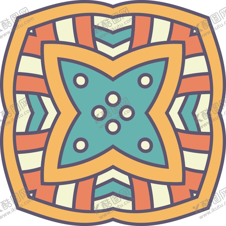 编号：36029109290005274550【酷图网】源文件下载-复古花纹图案