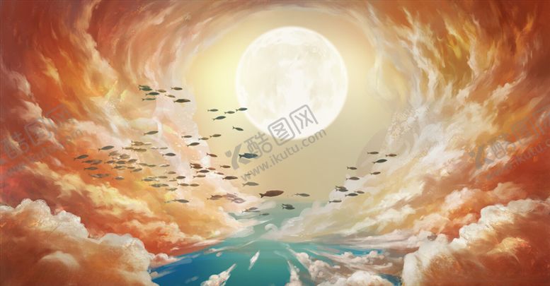 编号：88721704261015535609【酷图网】源文件下载-梦幻插画