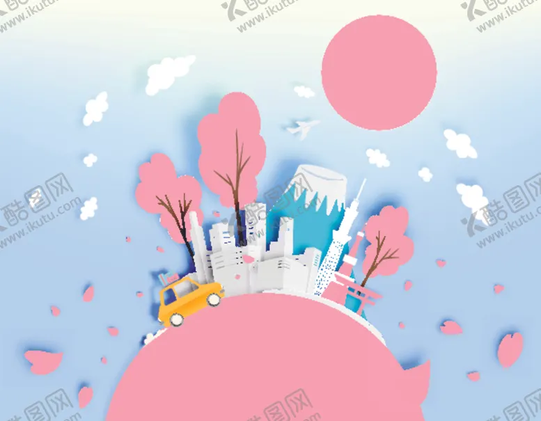 编号：64263706240834258588【酷图网】源文件下载-扁平风景
