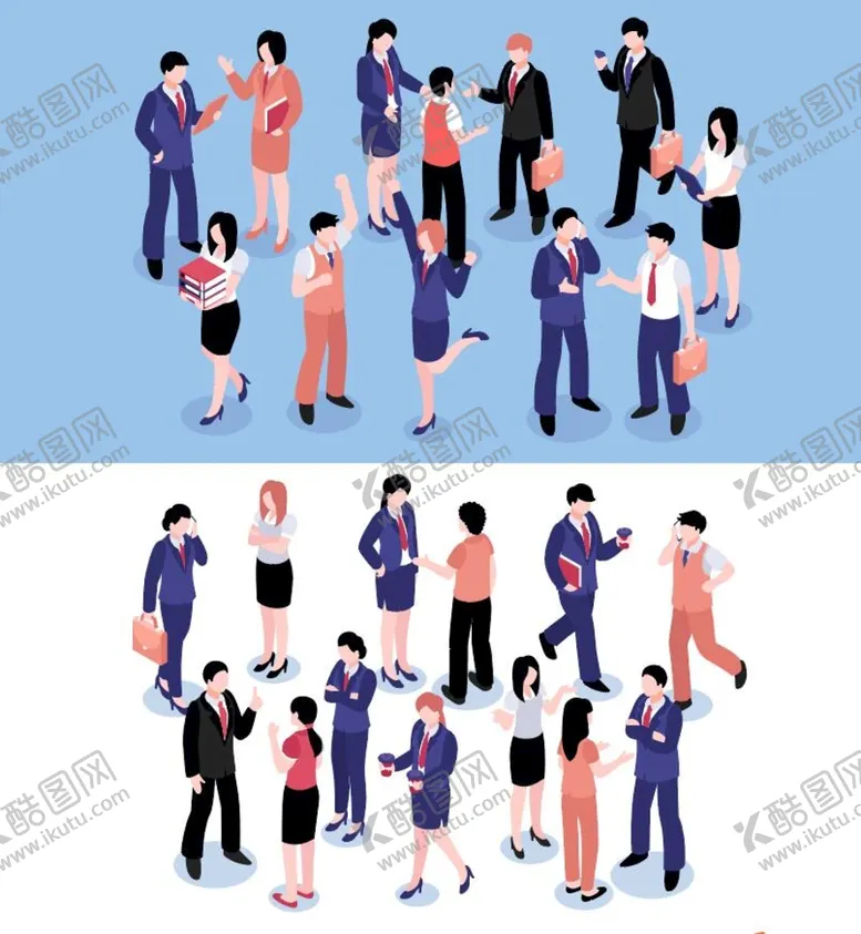 编号：13265709270446020136【酷图网】源文件下载-矢量商务人物