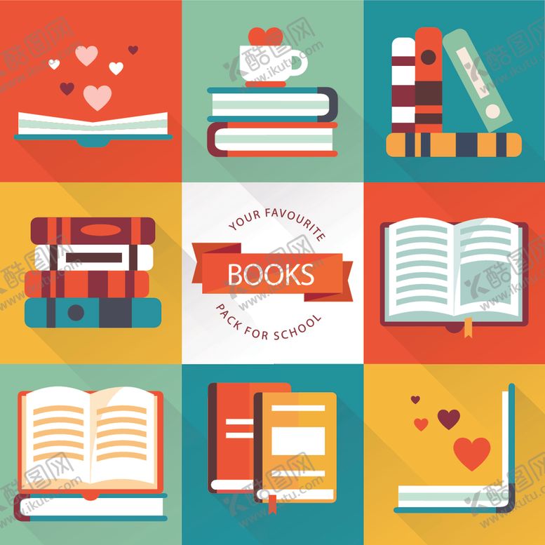 编号：51811810110648252150【酷图网】源文件下载-卡通书籍