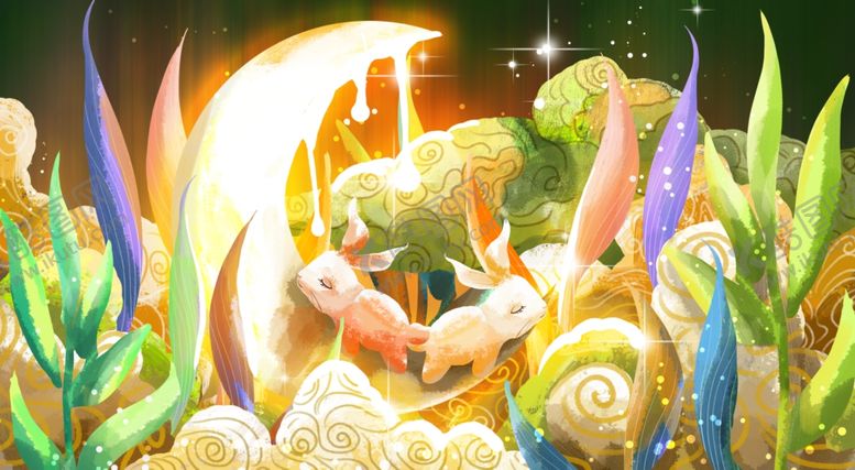 编号：69243610242349249526【酷图网】源文件下载-中秋节插画