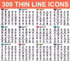扁平简洁商务社交图标咖啡时钟