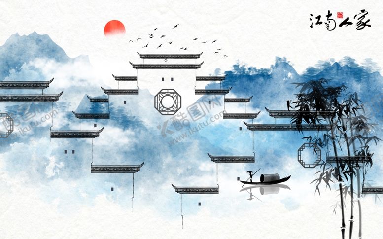 编号：62983105172001197764【酷图网】源文件下载-江南人家