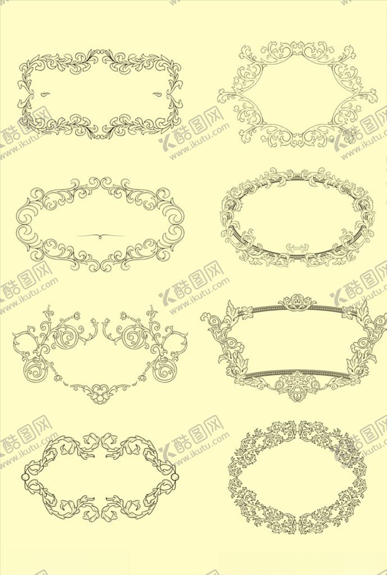 编号：34736910090547209745【酷图网】源文件下载-花边边框